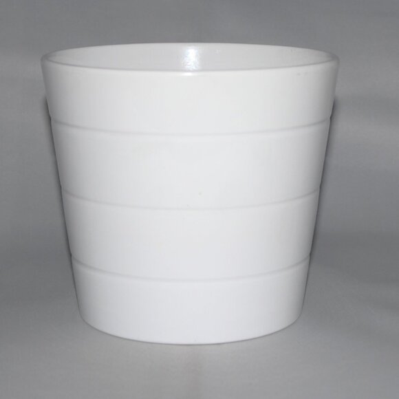 Ikea Kardemumma White Ceramic Planter - Picture 1 of 5